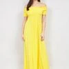 Shirred Top Maxi Dress -Hallmark Style D146515 YELLOW 1