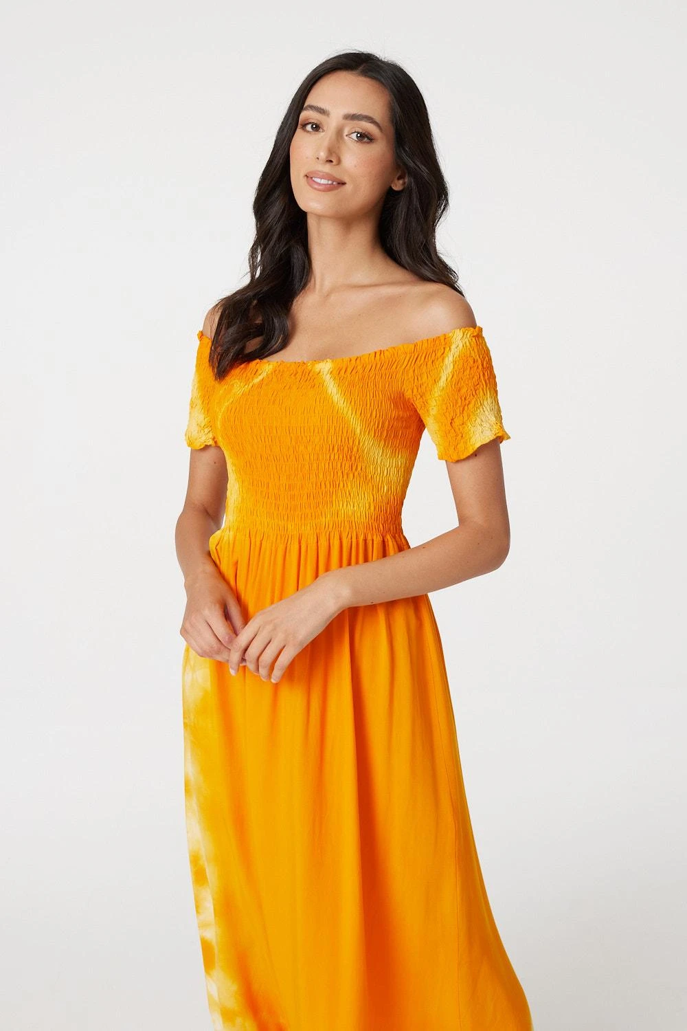 Tie Dye Cap Sleeve Maxi Dress 4 Tie Dye Cap Sleeve Maxi Dress - Image 2