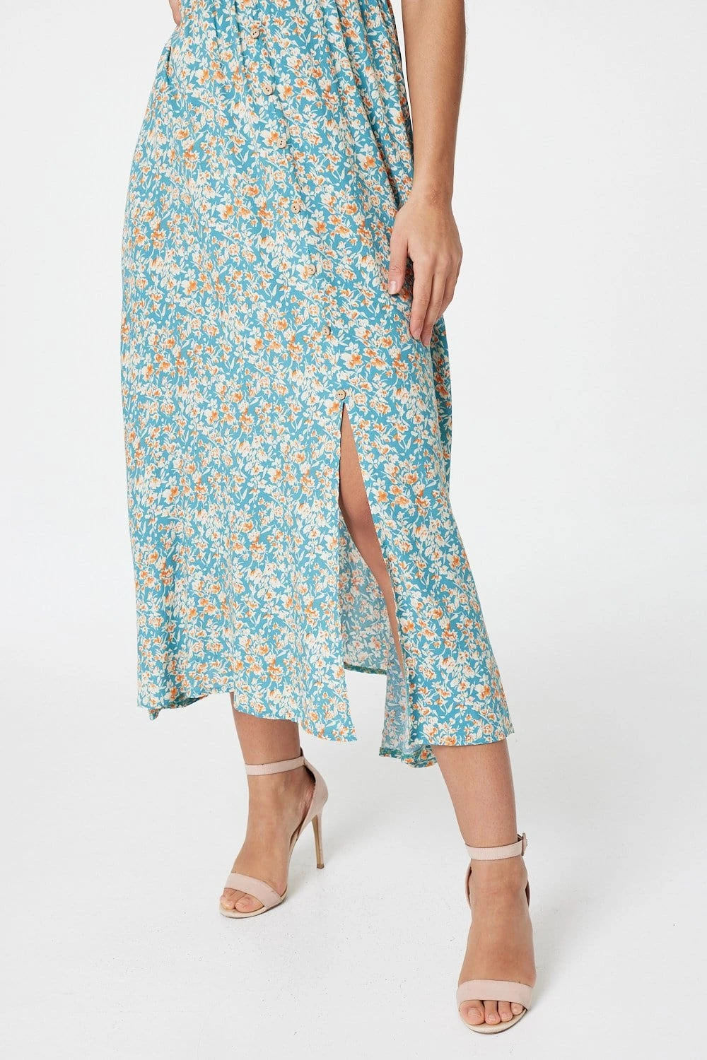 Floral 1/2 Sleeve Maxi Dress 7 Floral 1/2 Sleeve Maxi Dress - Image 5