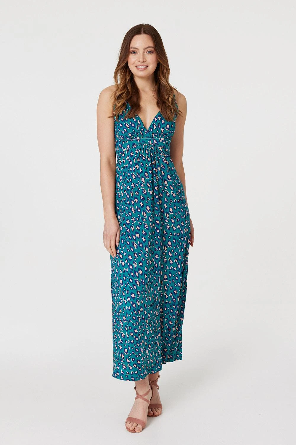 Printed Empire A-Line Maxi Dress 3 Printed Empire A-Line Maxi Dress