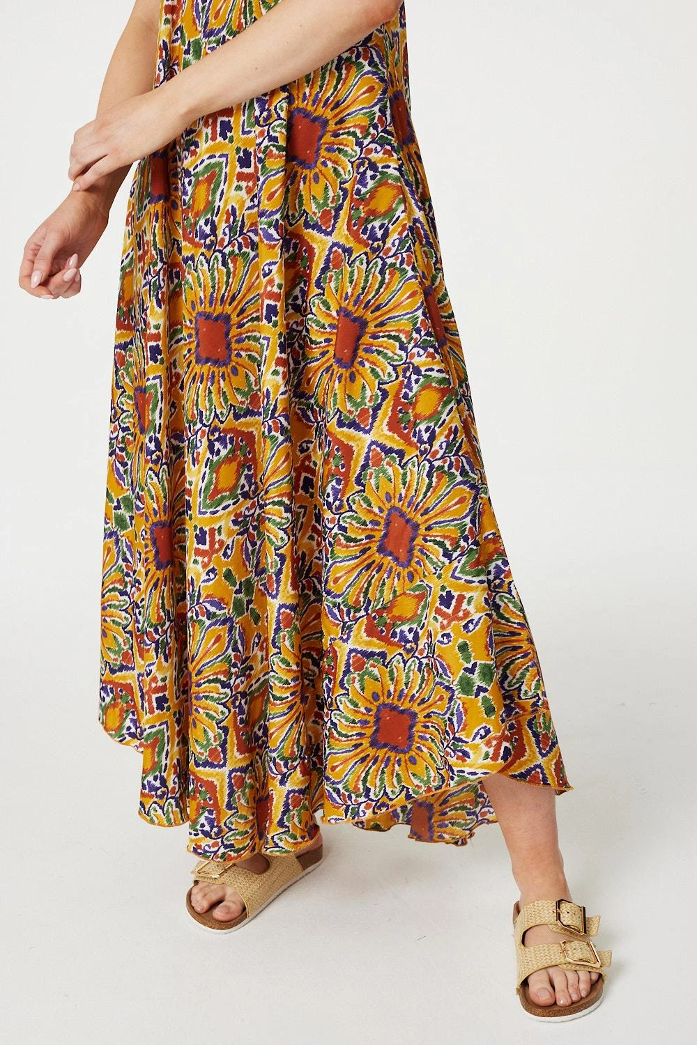 Printed Tassel Detail Maxi Dress 7 Printed Tassel Detail Maxi Dress - Image 5