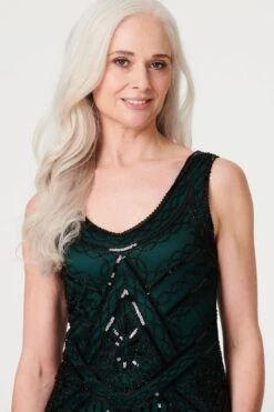 Sequin Sleeveless Flapper Dress 11 Sequin Sleeveless Flapper Dress -Hallmark Style D168308 3