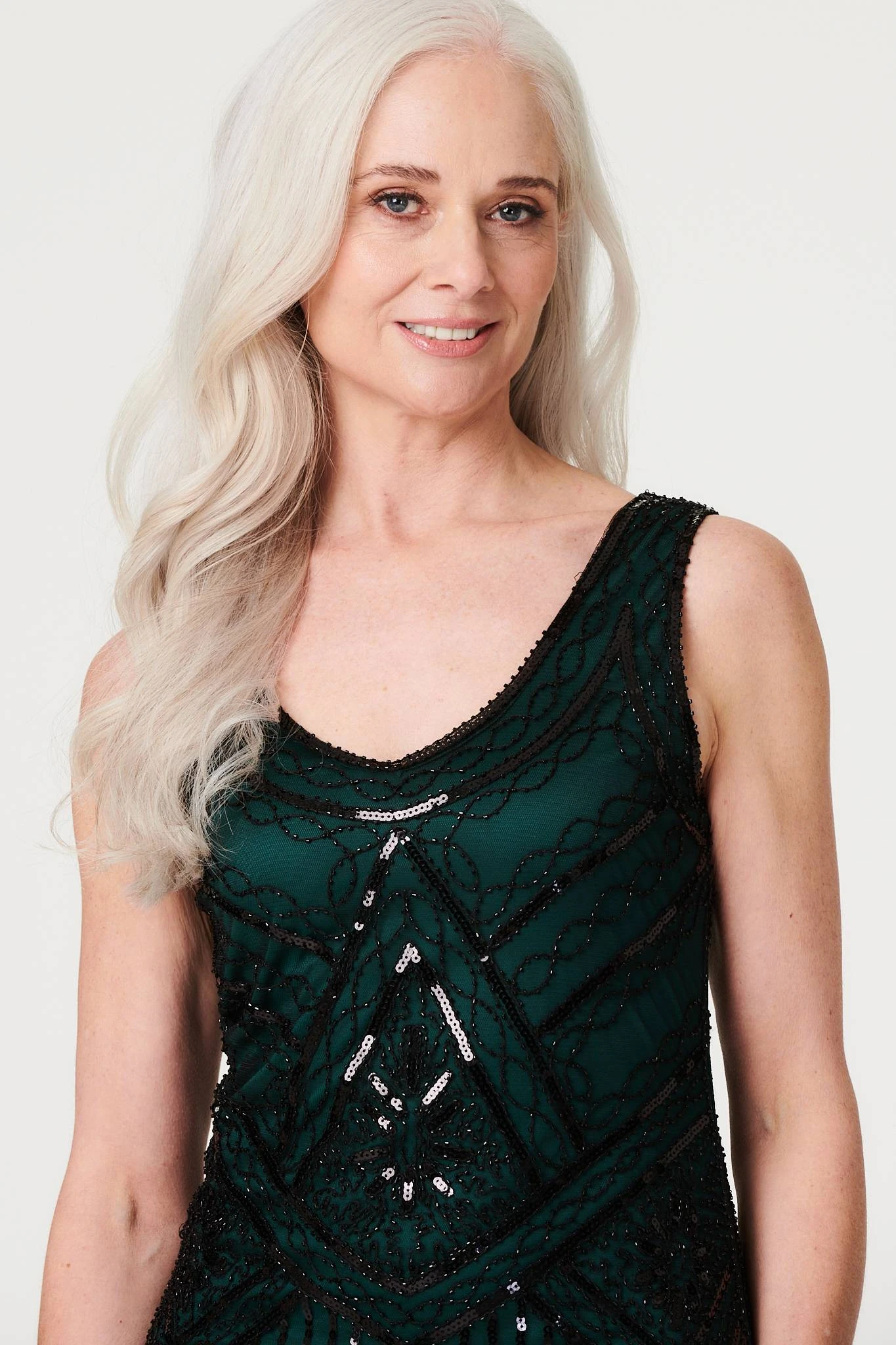 Sequin Sleeveless Flapper Dress 6 Sequin Sleeveless Flapper Dress - Image 4