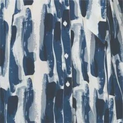 Printed Tailored Midi Shirt Dress 15 Printed Tailored Midi Shirt Dress -Hallmark Style D168963 BLUE swatch