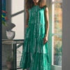 Tie Dye Sleeveless Maxi Dress -Hallmark Style D169775