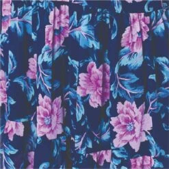 Floral Semi-Sheer Tiered Midi Dress -Hallmark Style D170706 MULTI NAVY swatch d5132055 0349 4c27 a109 99ff20ffcf08