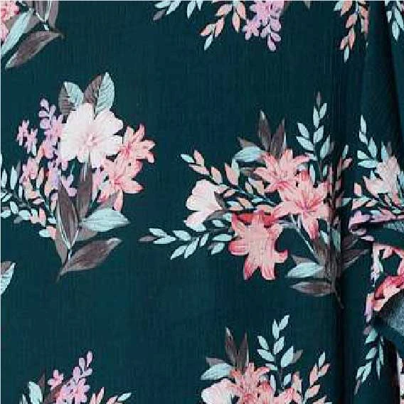 Floral Frill Hem Midi Wrap Dress 11 Floral Frill Hem Midi Wrap Dress - Image 9