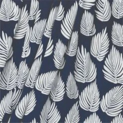 Printed Short Sleeve Wrap Tea Dress 13 Printed Short Sleeve Wrap Tea Dress -Hallmark Style D171253 NAVY AND WHITE swatch