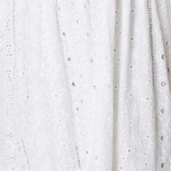 Broderie Anglaise 3/4 Sleeve Midi Dress 15 Broderie Anglaise 3/4 Sleeve Midi Dress -Hallmark Style D171349 WHITE swatch