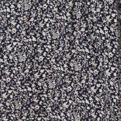 Ditsy Floral Off The Shoulder Dress -Hallmark Style D506755 NAVY swatch