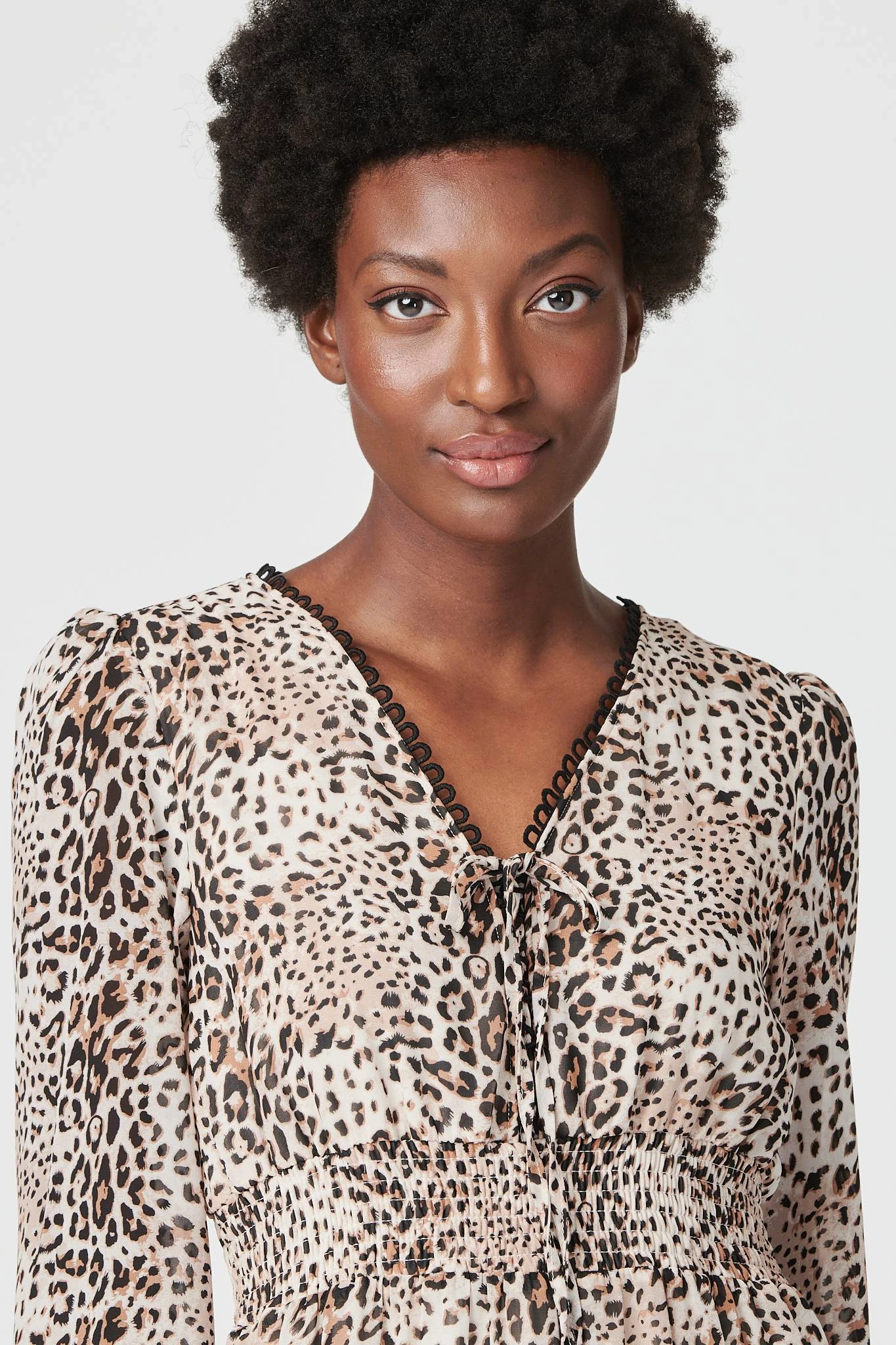 Leopard Print Long Sleeve Dress 6 Leopard Print Long Sleeve Dress - Image 4
