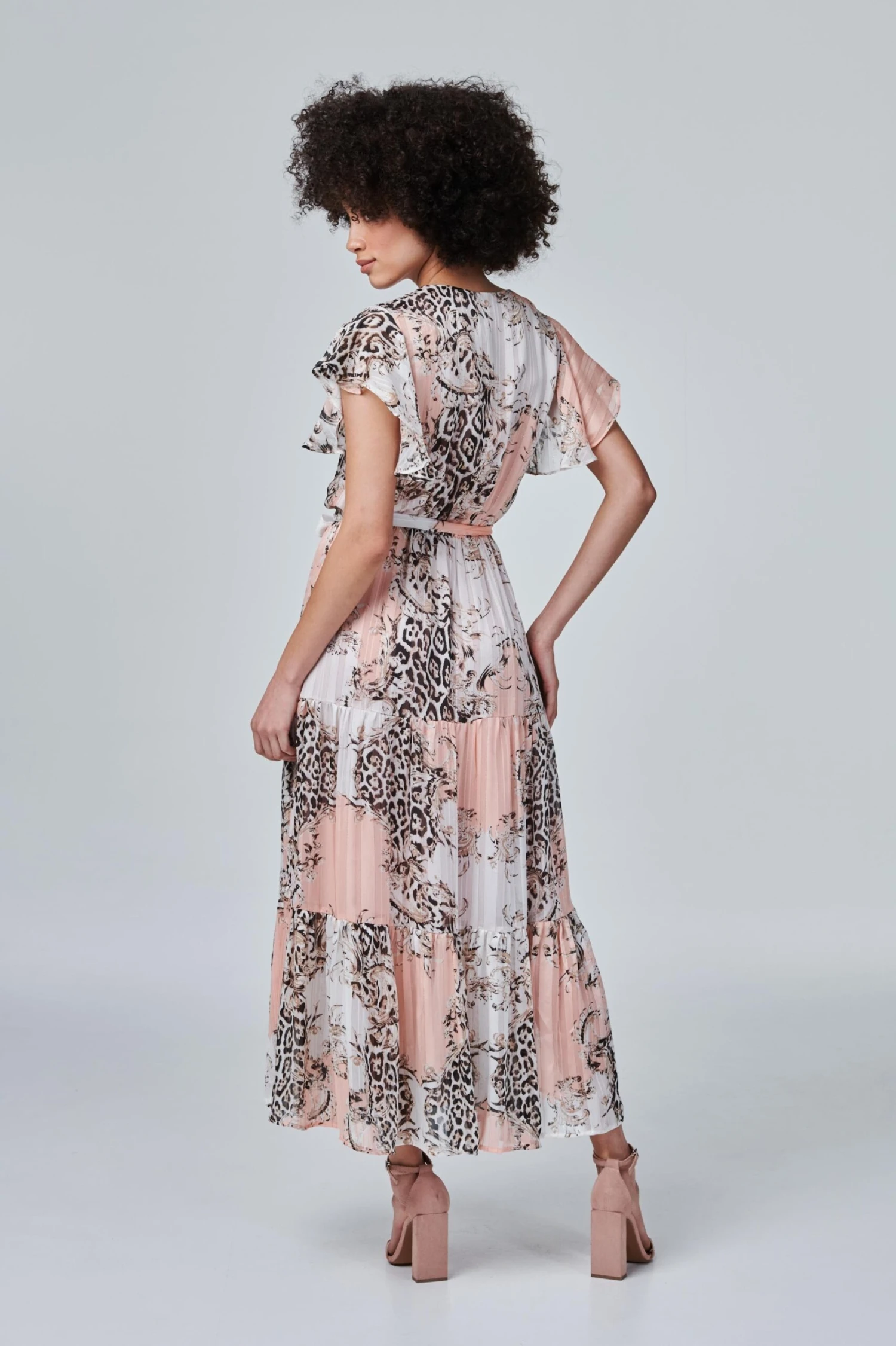 Animal Print Tiered Maxi Dress 7 Animal Print Tiered Maxi Dress - Image 5