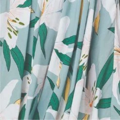 Floral Knee Length Skater Dress -Hallmark Style D513646 MULTI GREEN swatch