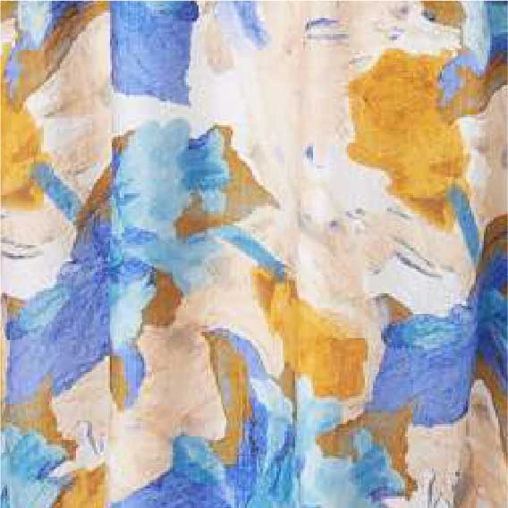 Printed 1/2 Sleeve Belted Midi Dress 10 Printed 1/2 Sleeve Belted Midi Dress - Image 8