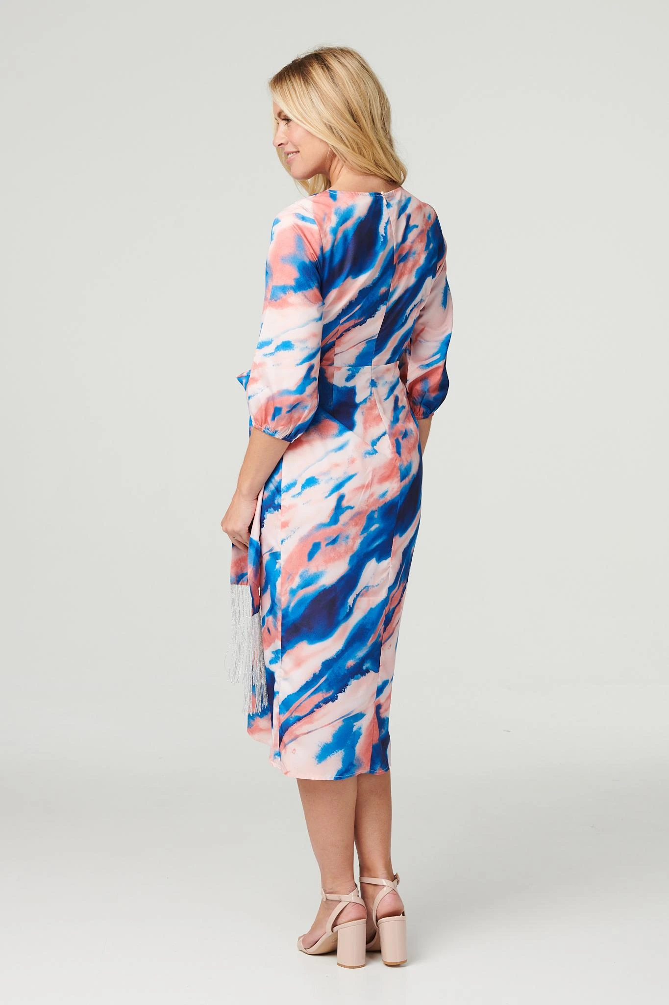 Tie Dye Tie Side Midi Dress 5 Tie Dye Tie Side Midi Dress - Image 3