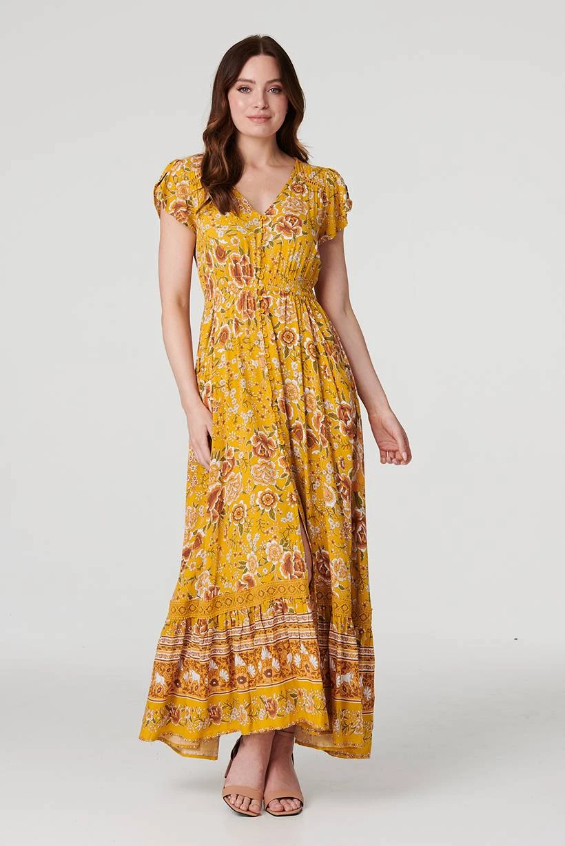 Floral Lace Detail Maxi Dress 7 Floral Lace Detail Maxi Dress - Image 5
