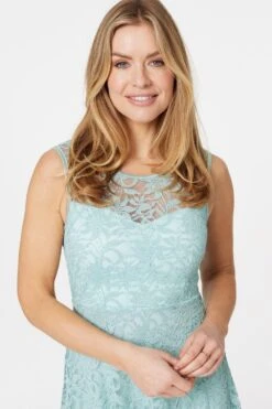 Floral Lace Occasion Skater Dress -Hallmark Style D725665 MINT 4