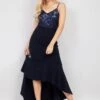 Sequin High Low Dress -Hallmark Style D726740 1