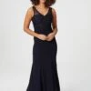 Lace Top Fishtail Maxi Dress -Hallmark Style D727541 NAVY 1