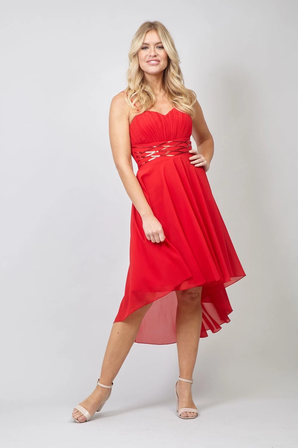 Strappy High Low Dress 3 Strappy High Low Dress