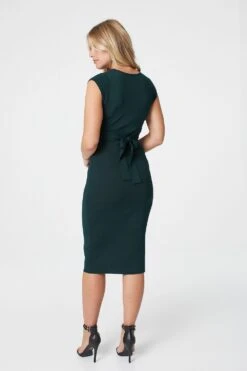 Sleeveless Bodycon Knit Dress -Hallmark Style KD158208 GREEN 3